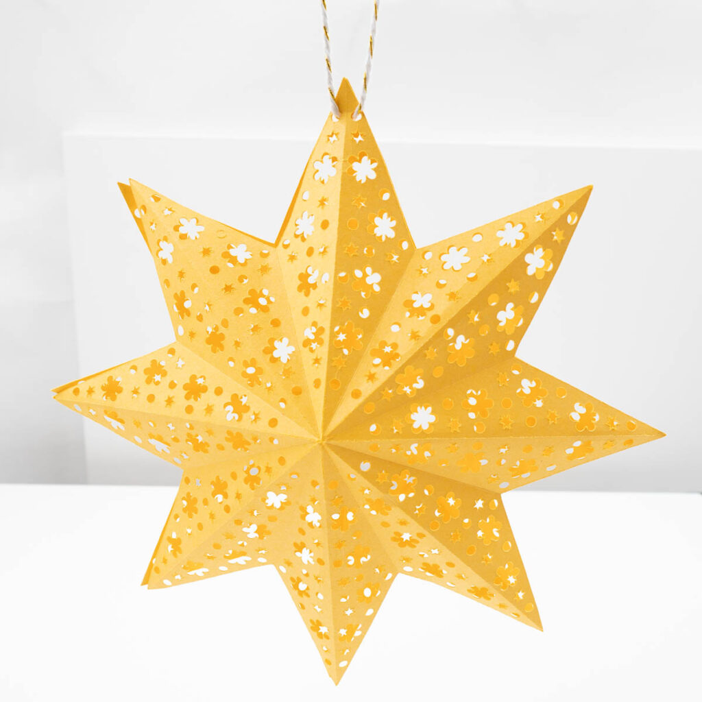 How to Create a Cardboard Christmas Star
